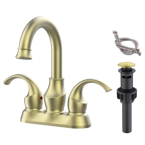 Crescent Moon Two-Handle Bathroom Faucet