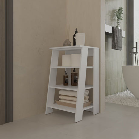 Bathroom Shelf Artesia – White Multi-Level Storage for Toiletries & Decor