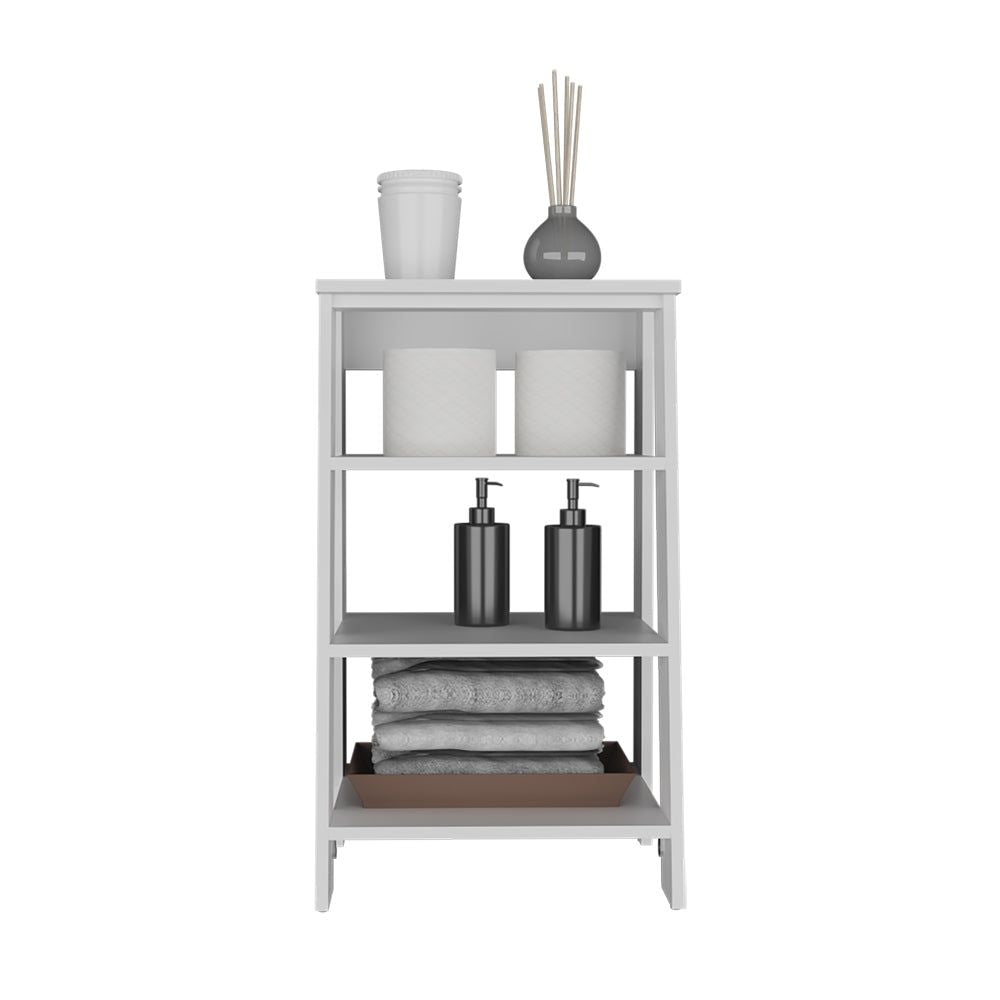 Bathroom Shelf Artesia – White Multi-Level Storage for Toiletries & Decor