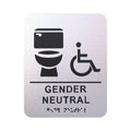 Modern Accessible Restroom Signs for Businesses