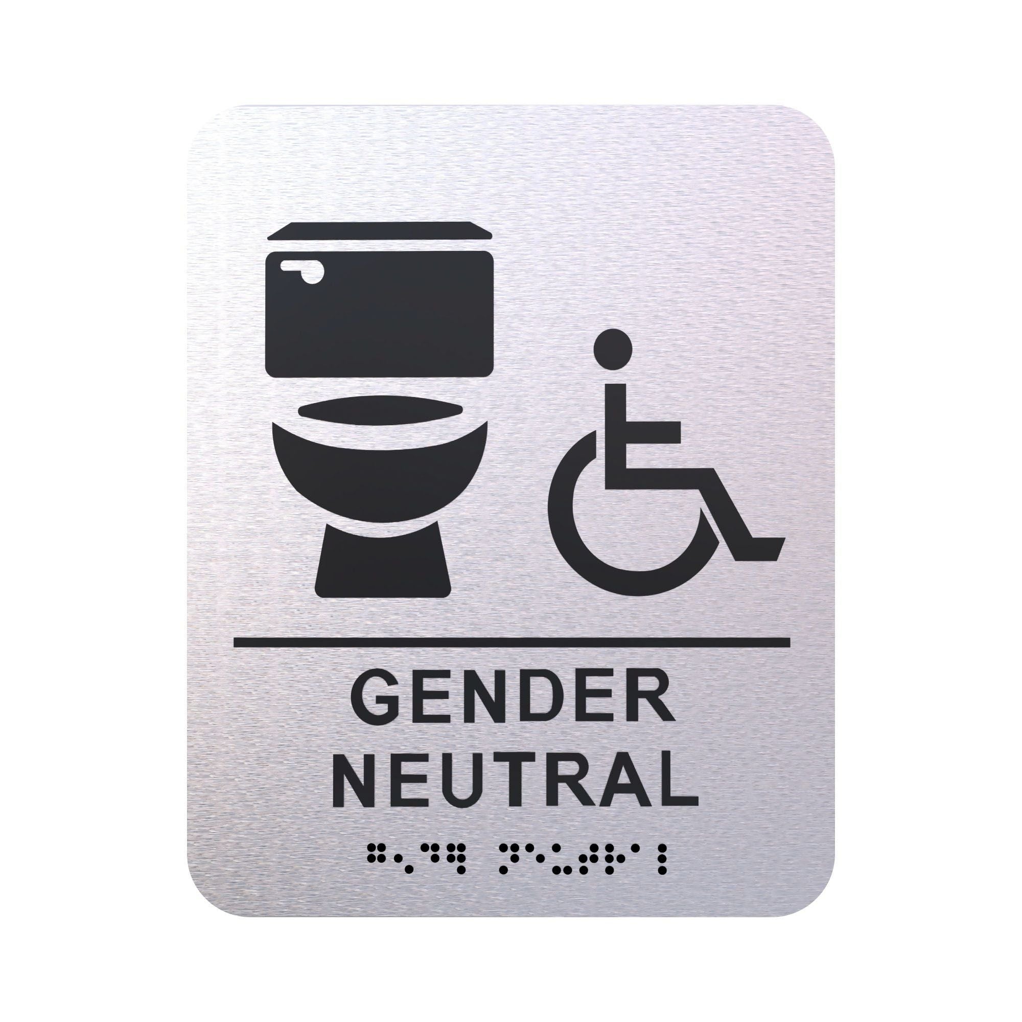 Modern Accessible Restroom Signs for Businesses