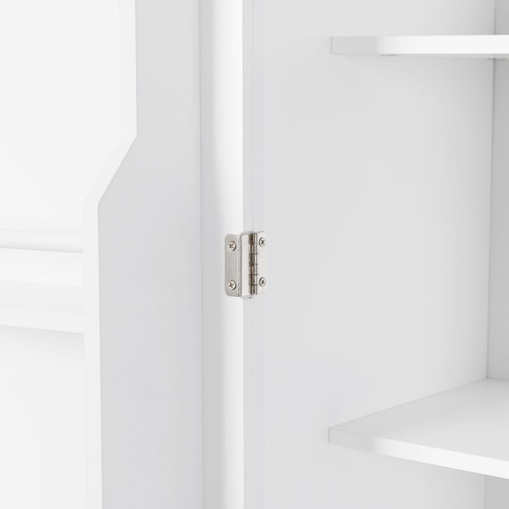 Tall Storage Cabinet with Doors, Drawer, and Adjustable Shelf