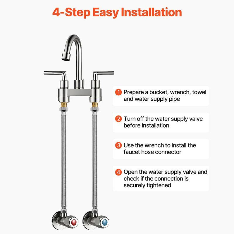 Leak-Free Faucet Supply Line Connector with Lead-Free TPV & Brass