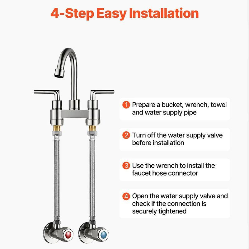 Leak-Free Faucet Supply Line Connector with Lead-Free TPV & Brass