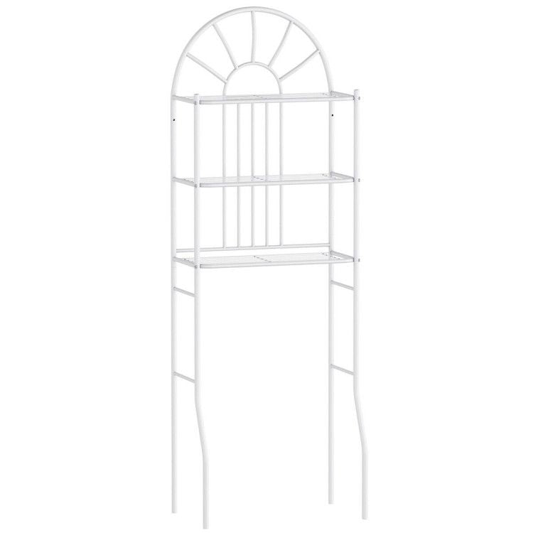 Three-Shelf Bathroom Towel Storage Rack