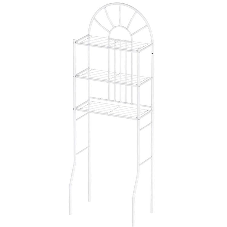Three-Shelf Bathroom Towel Storage Rack