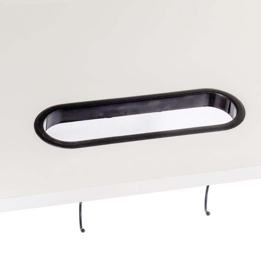 White Bathroom Wall Cabinet with Adjustable Shelf, Towel Bar and 5 Hooks