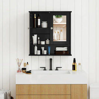 Bathroom Wall Mount Mirror Cabinet with Shelves – Organize Your Essentials