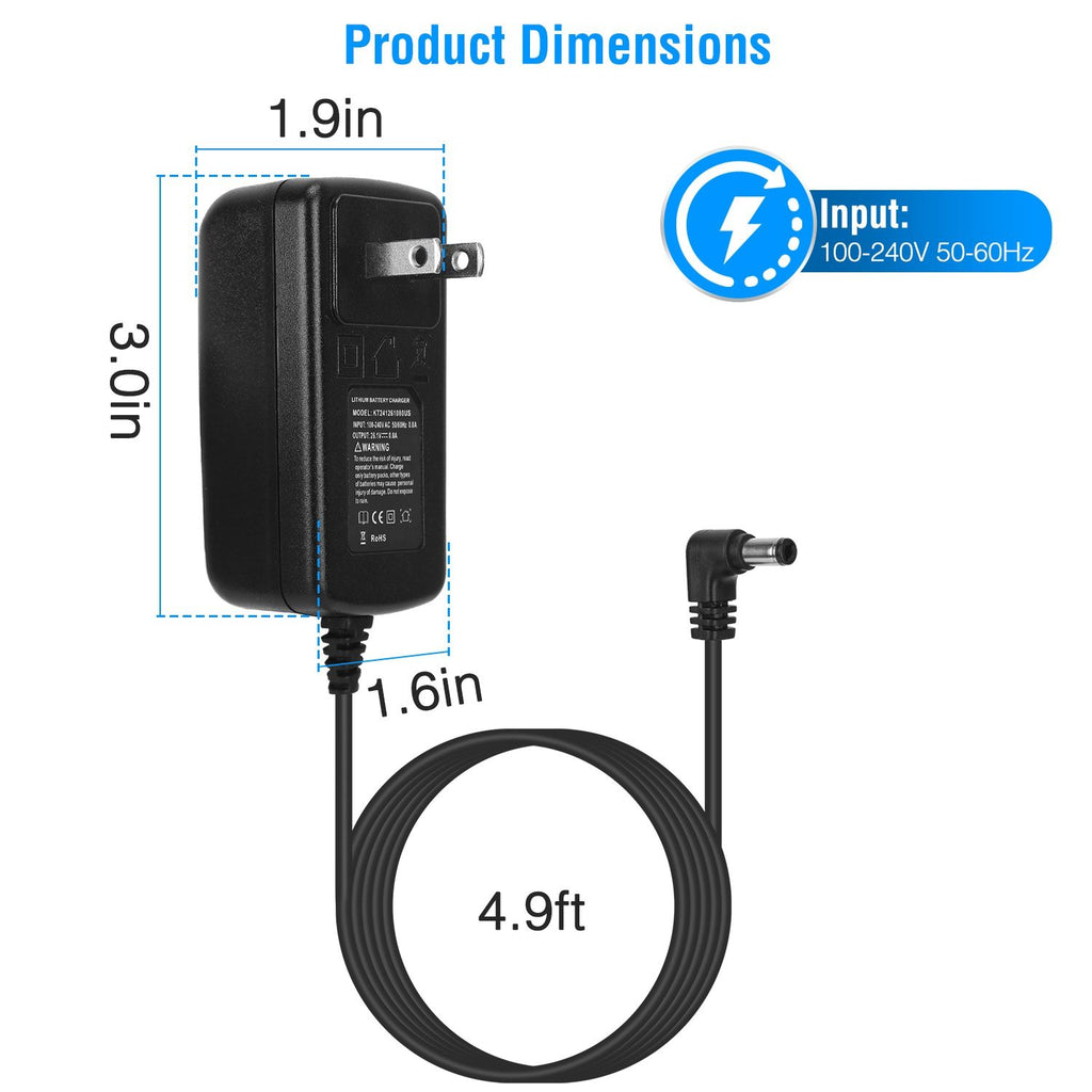 Dyson V6 V7 V8 Battery Charger with Safety Protections