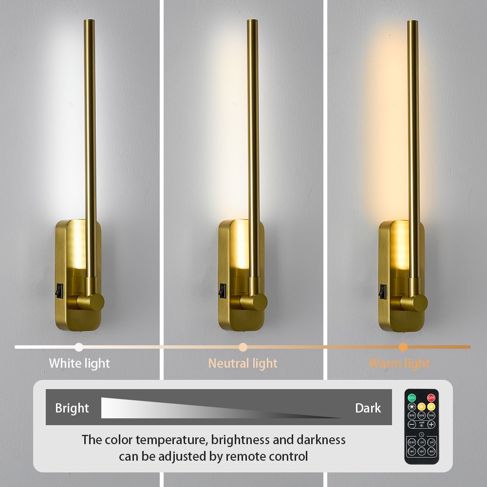 Battery Operated Wall Sconces with Remote Control – 3CCT Dimmable Rechargeable Lights