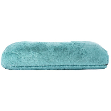 Giant Bean Bag Chair for Adults with Removable & Washable Cover, Fluffy Plush & Memory Foam Filling, Blue