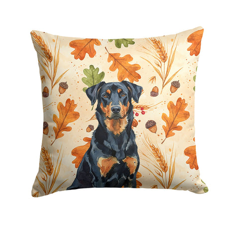 Beauceron Heirloom Fall Thanksgiving Accent Pillow