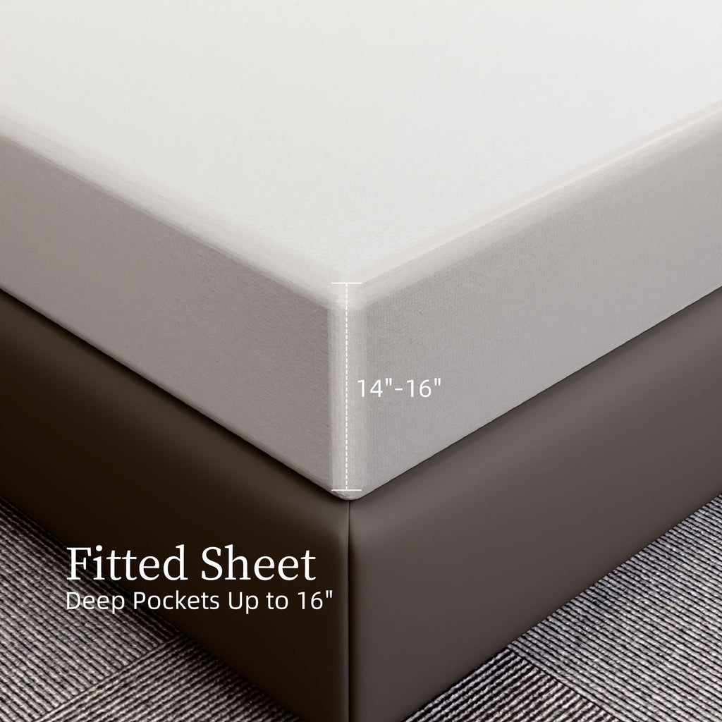 White Queen Four-Piece Easy-Care Sheet Set