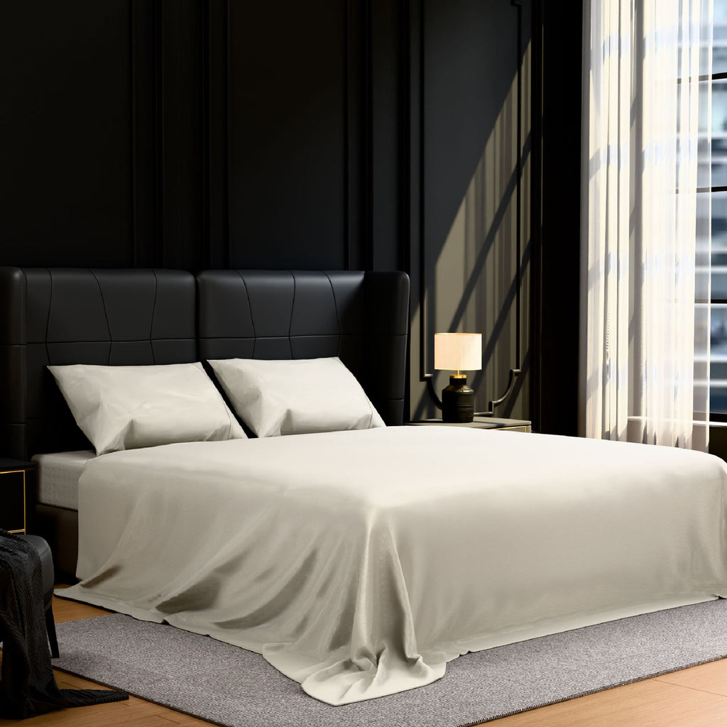 White Queen Four-Piece Easy-Care Sheet Set