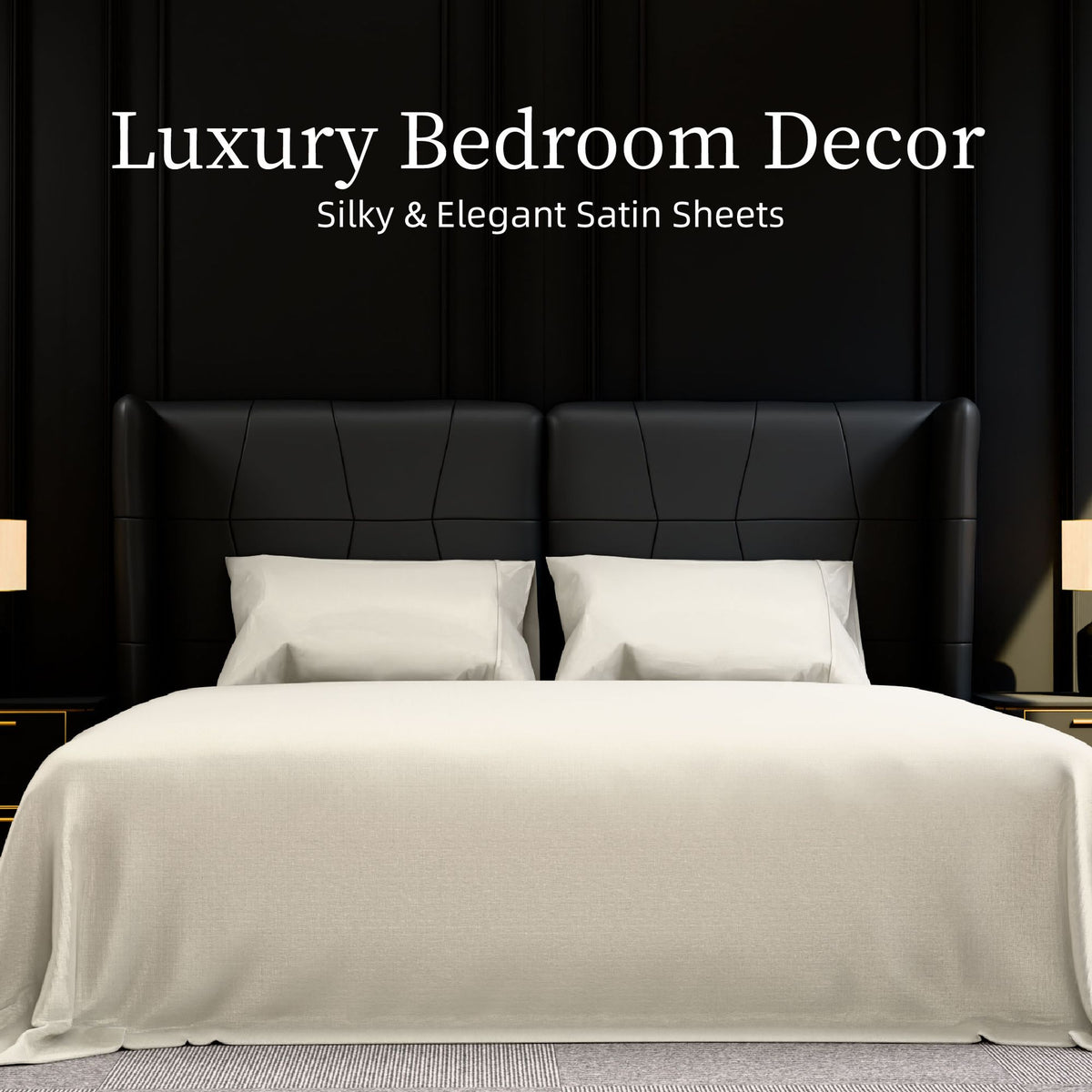 White Queen Four-Piece Easy-Care Sheet Set