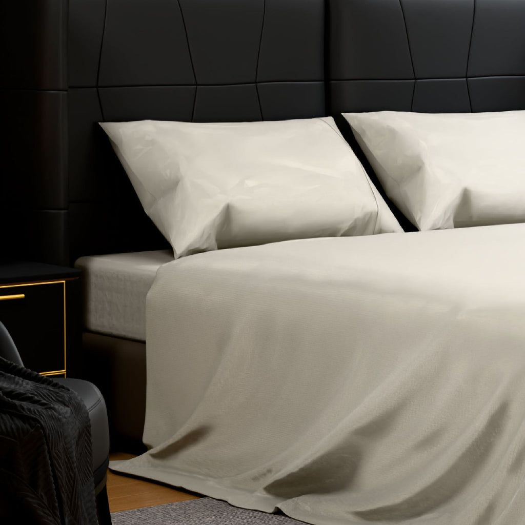 White Queen Four-Piece Easy-Care Sheet Set