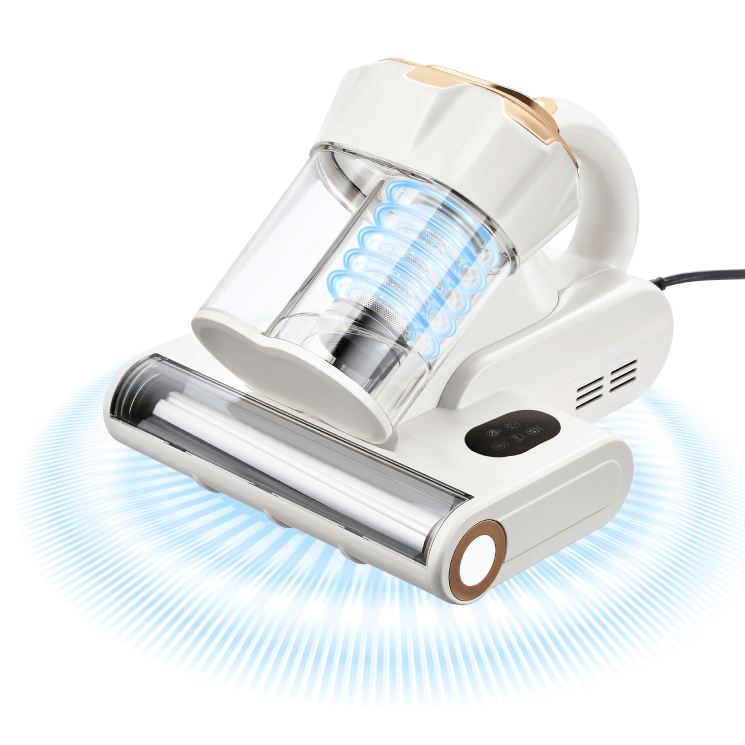 Handheld Bedding Vacuum with Dual Collection Bins