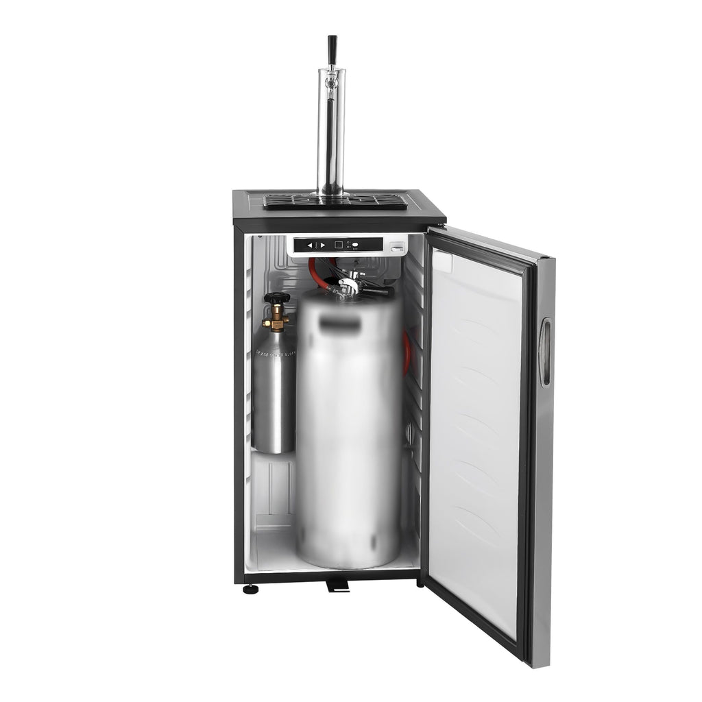 Commercial Draft Beer Kegerator – Single Tap, Holds 1 Sixth Keg