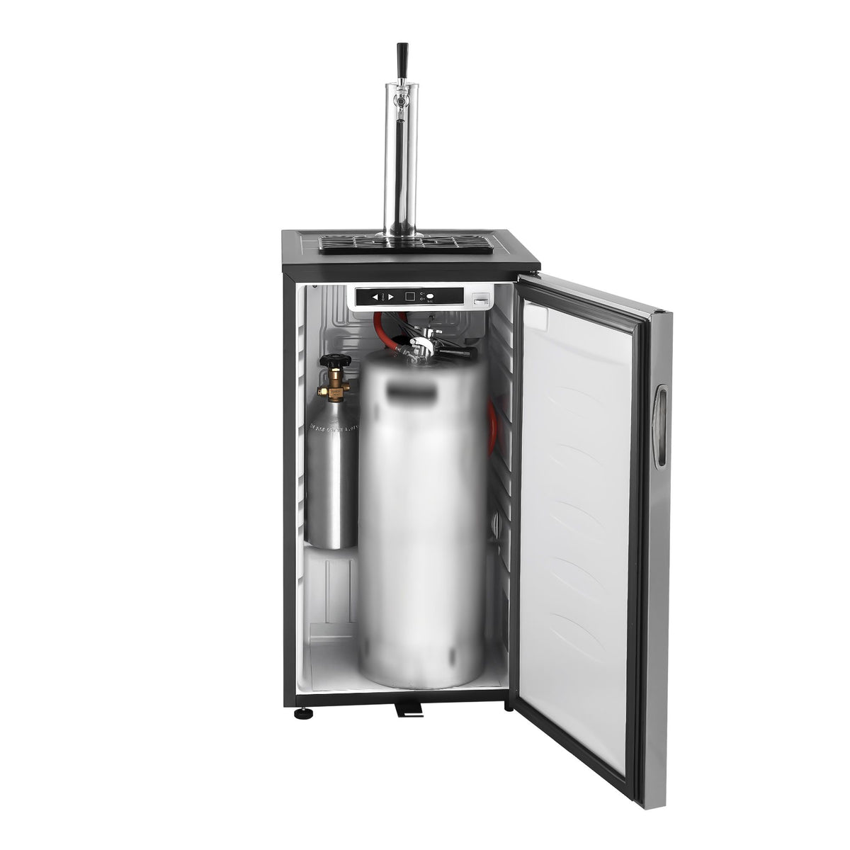 Commercial Draft Beer Kegerator – Single Tap, Holds 1 Sixth Keg