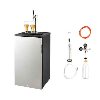 Commercial Draft Beer Kegerator – Single Tap, Holds 1 Sixth Keg