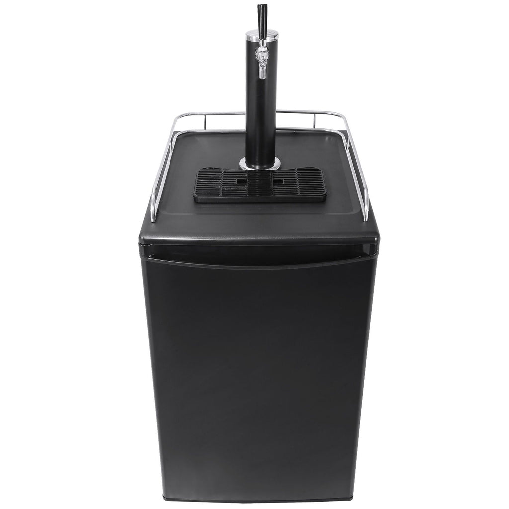 Single-Tap Kegerator with Adjustable Cooling and Mobile Base