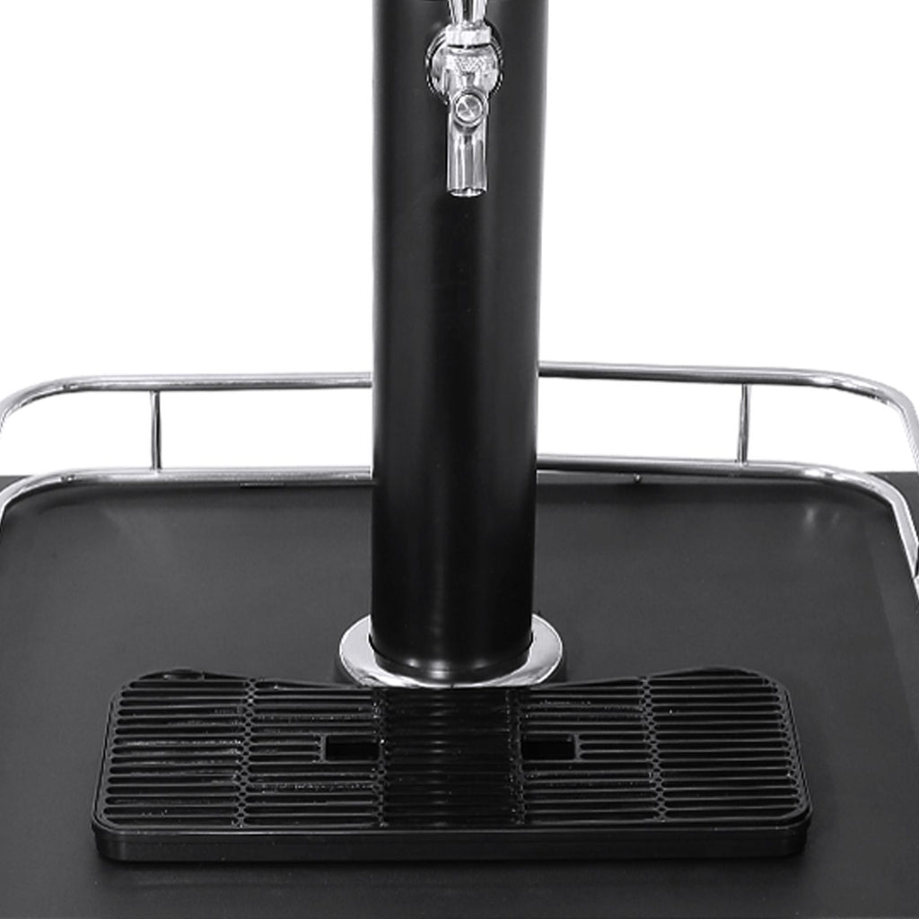 Single-Tap Kegerator with Adjustable Cooling and Mobile Base
