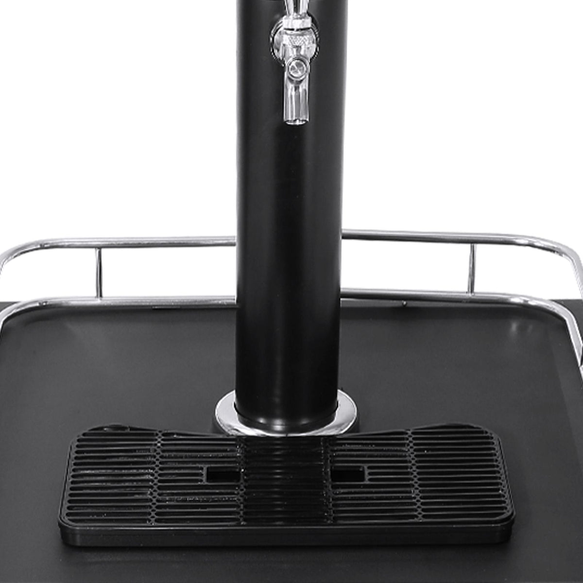 Single-Tap Kegerator with Adjustable Cooling and Mobile Base
