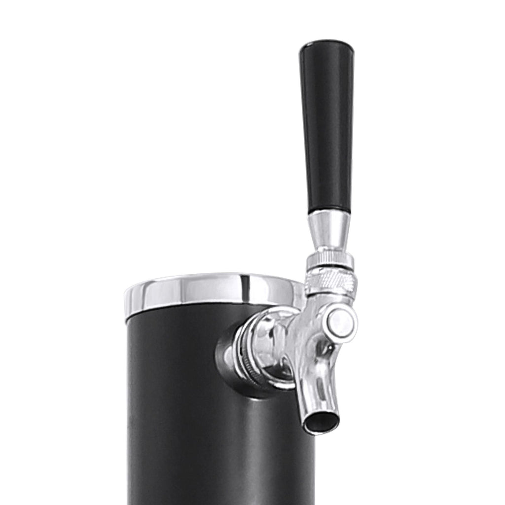 Single-Tap Kegerator with Adjustable Cooling and Mobile Base