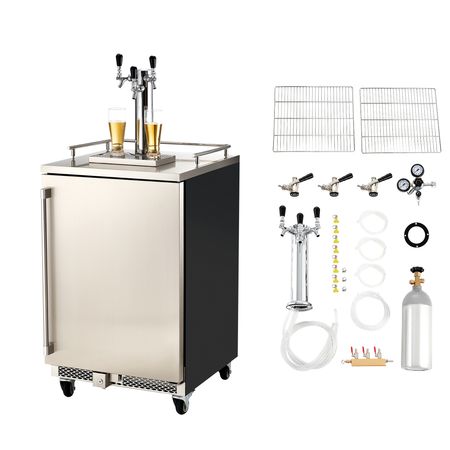 VEVOR Triple-Tap Commercial Draft Beer Kegerator