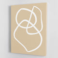 Beige Lines 03 Canvas Print or Poster