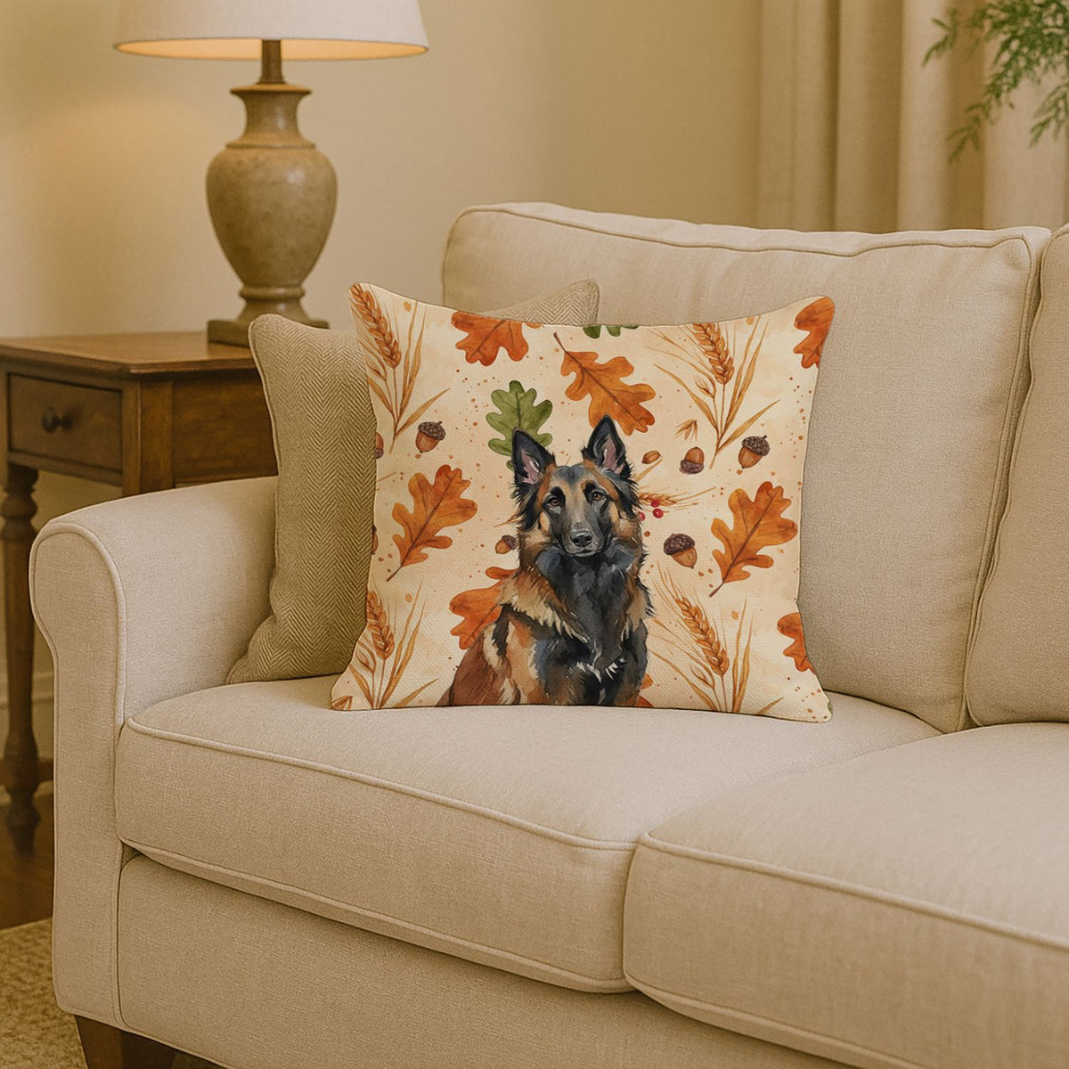 Belgian Tervuren Heirloom Fall Accent Pillow