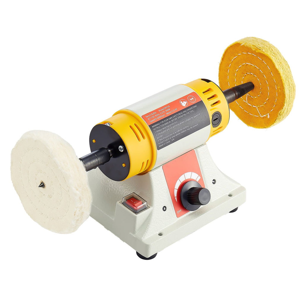 Variable-Speed Benchtop Buffer and Polishing Set