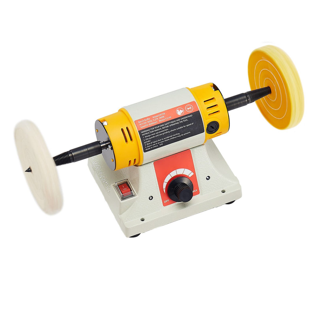 Variable-Speed Benchtop Buffer and Polishing Set