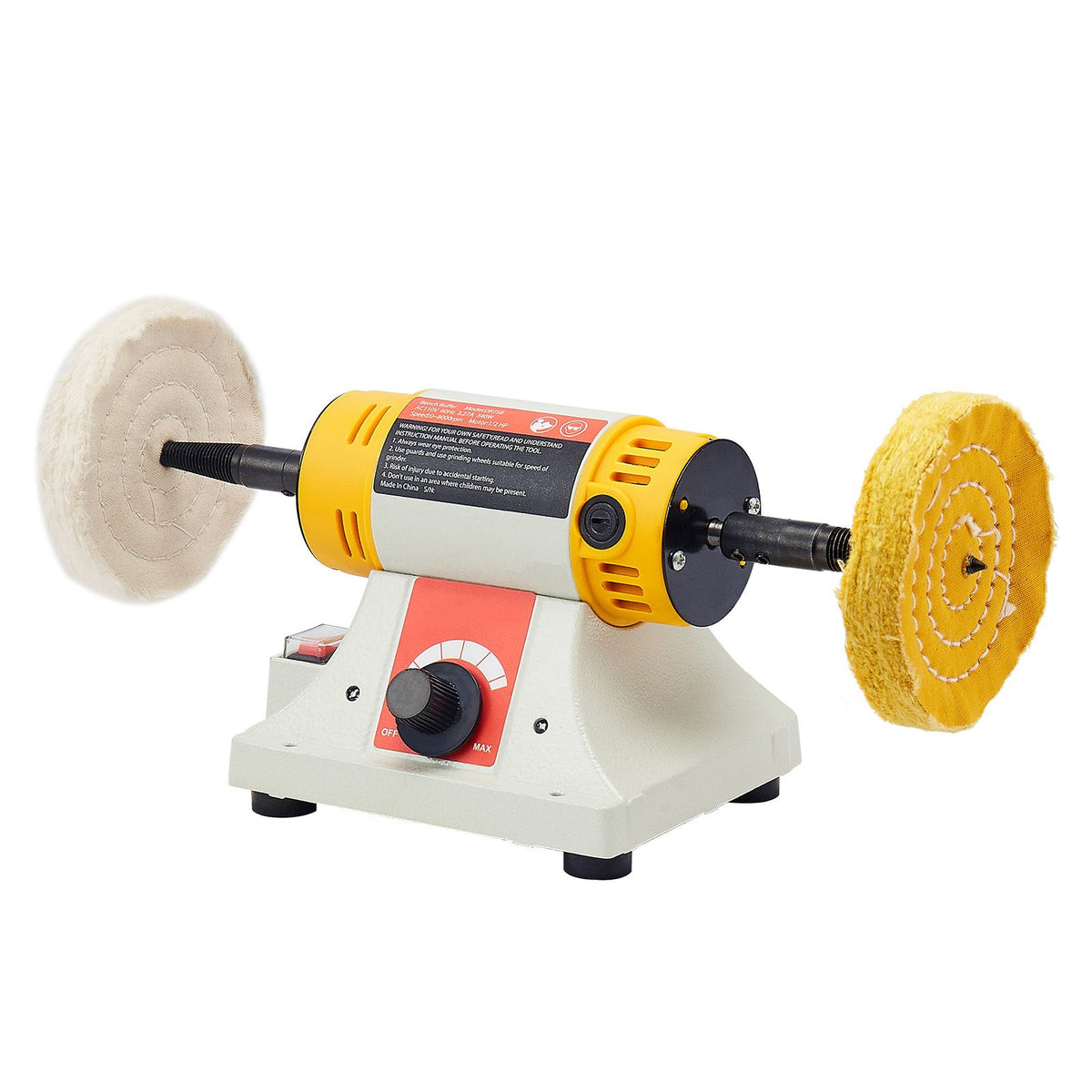 Variable-Speed Benchtop Buffer and Polishing Set