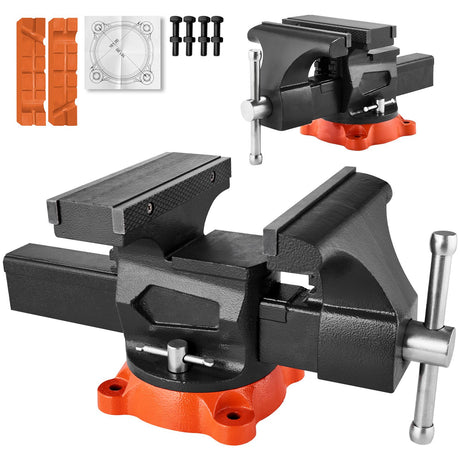 Multipurpose Swivel Bench Vise with Pipe Jaws
