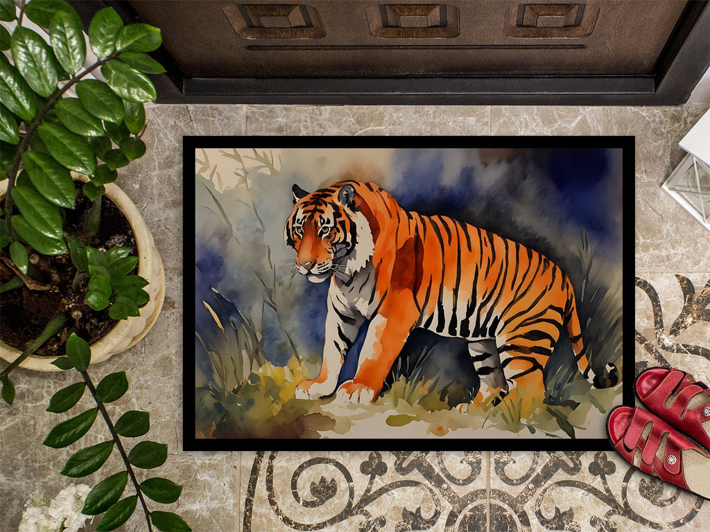 Bengal Tiger Artwork Indoor and Outdoor Doormat