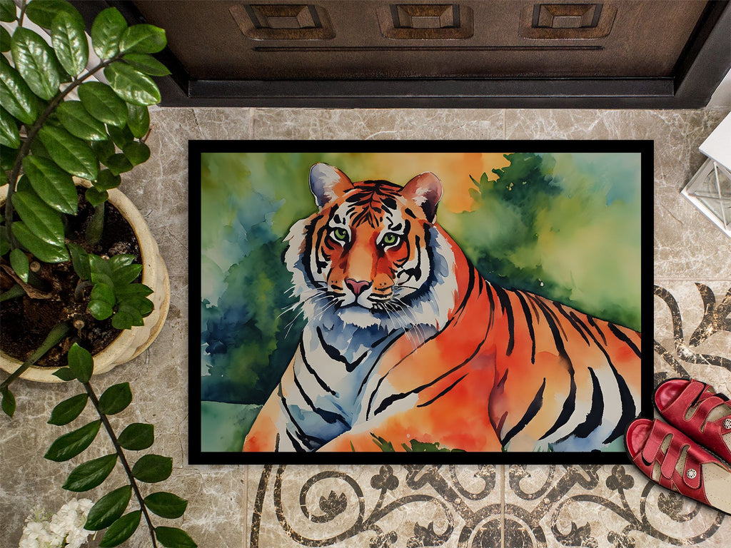 Bengal Tiger Artwork Indoor-Outdoor Doormat