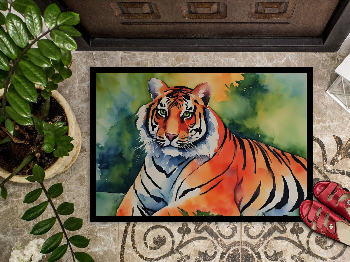 Bengal Tiger Artwork Indoor-Outdoor Doormat