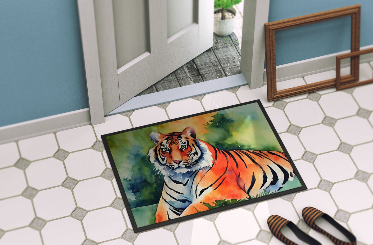 Bengal Tiger Artwork Indoor-Outdoor Doormat