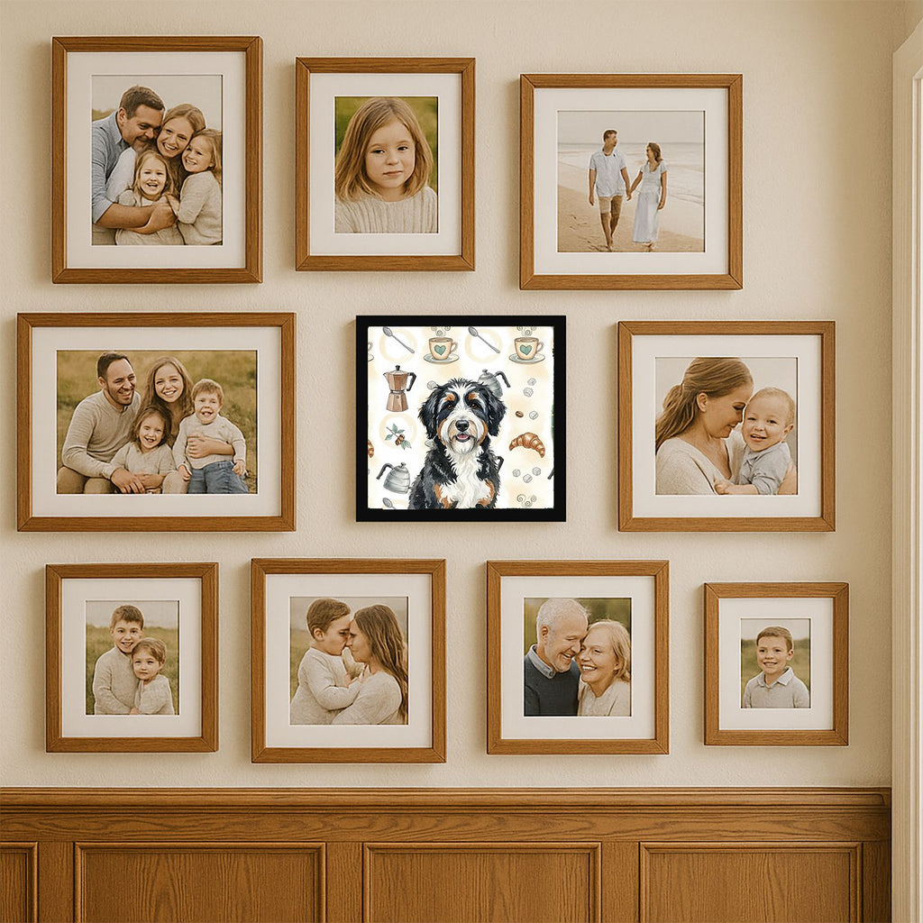 Berndoodle Coffee Bar Framed Wall Art