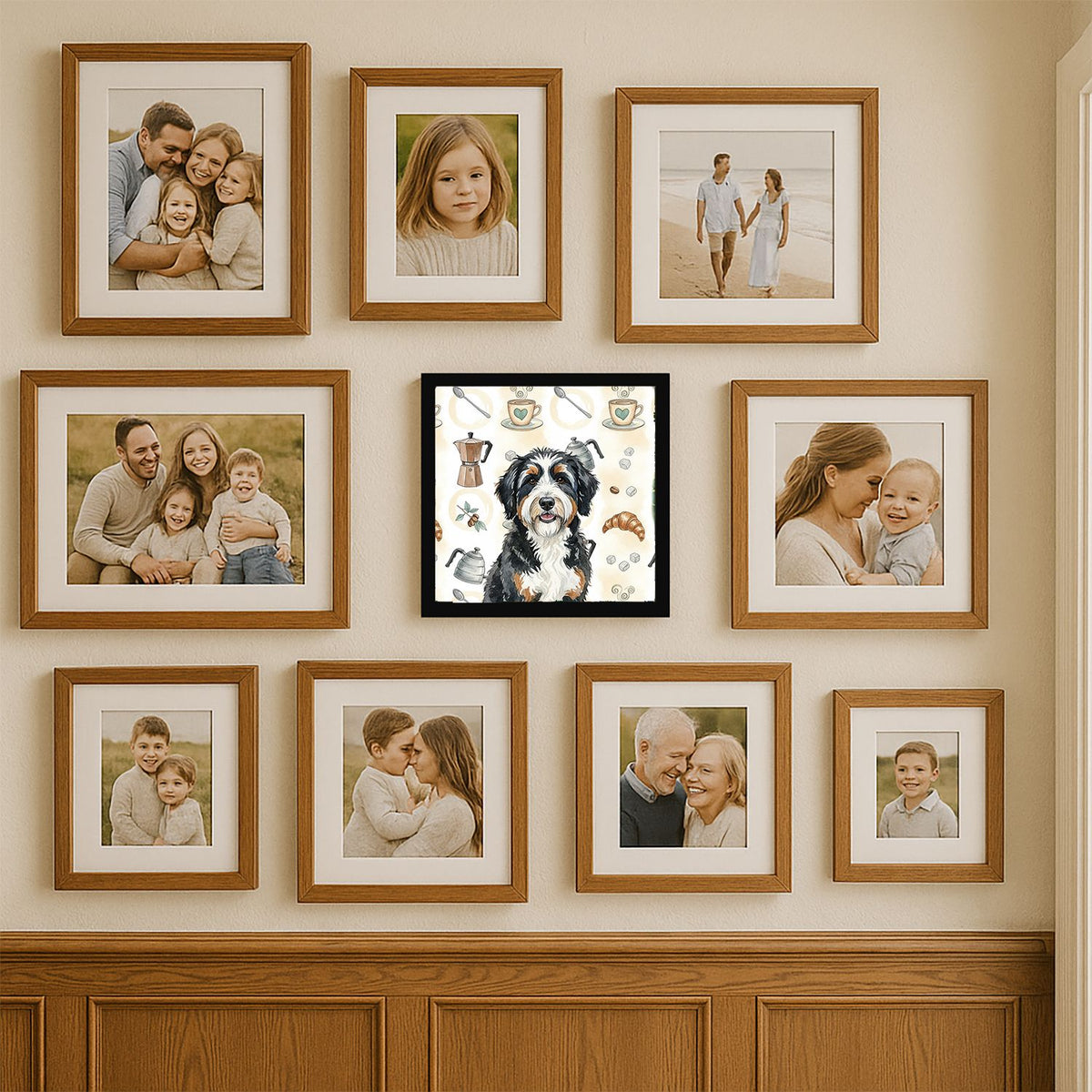 Berndoodle Coffee Bar Framed Wall Art