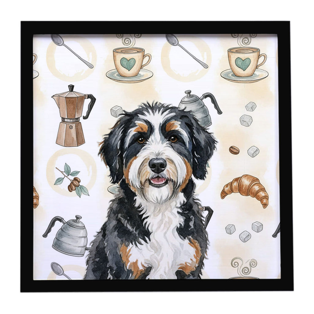Berndoodle Coffee Bar Framed Wall Art