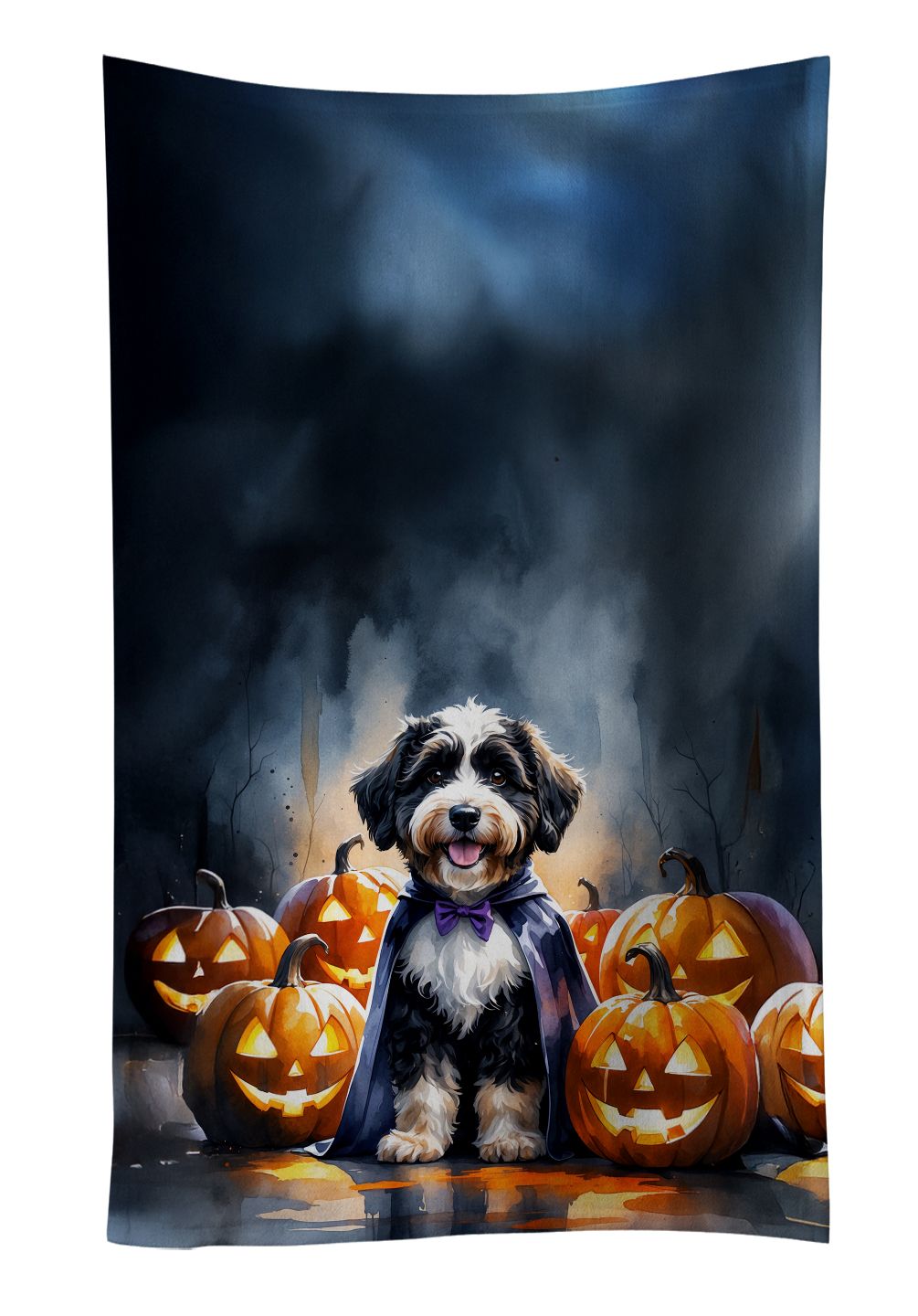 Plush Halloween Kitchen Towel – Minky Front & Cotton Terry Back