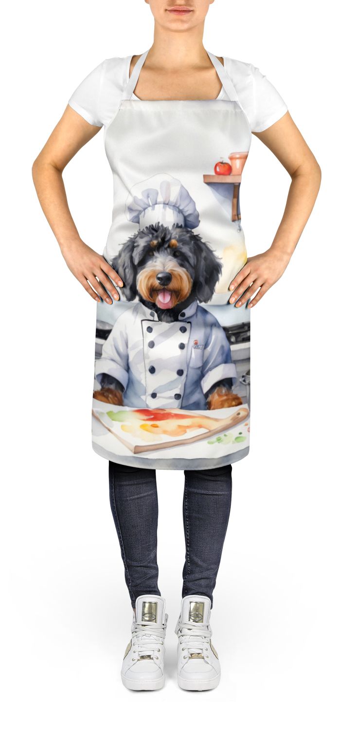 Bib Apron for Cooking and Gardening with Vibrant Artwork