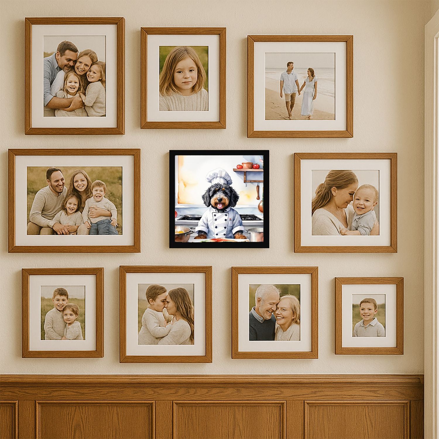 Modern Framed Metal Wall Art – Ready to Hang