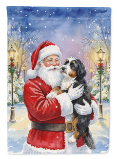 Santa Claus Garden Flag for Festive Outdoor Decor, Double-Sided and Weatherproof