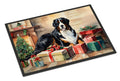 Bernese Mountain Dog Cozy Christmas Indoor-Outdoor Doormat