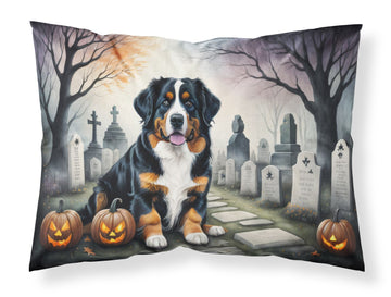 Bernese Mountain Dog Halloween Pillowcase