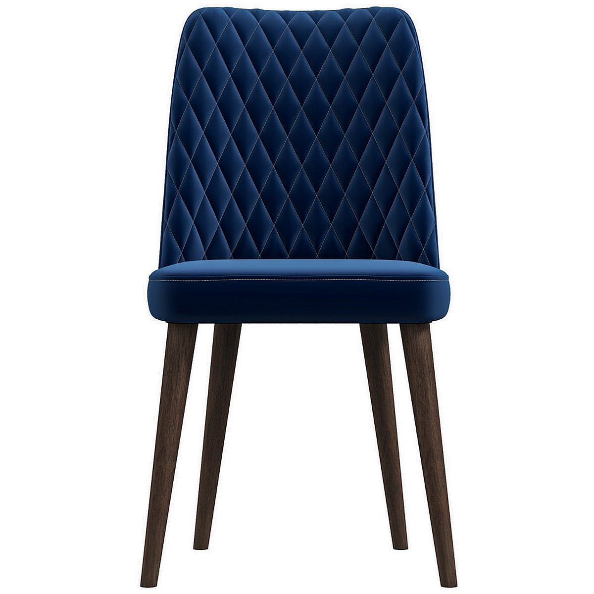 Katie Mid-Century Modern Dining Chair Set of 2 - Blue