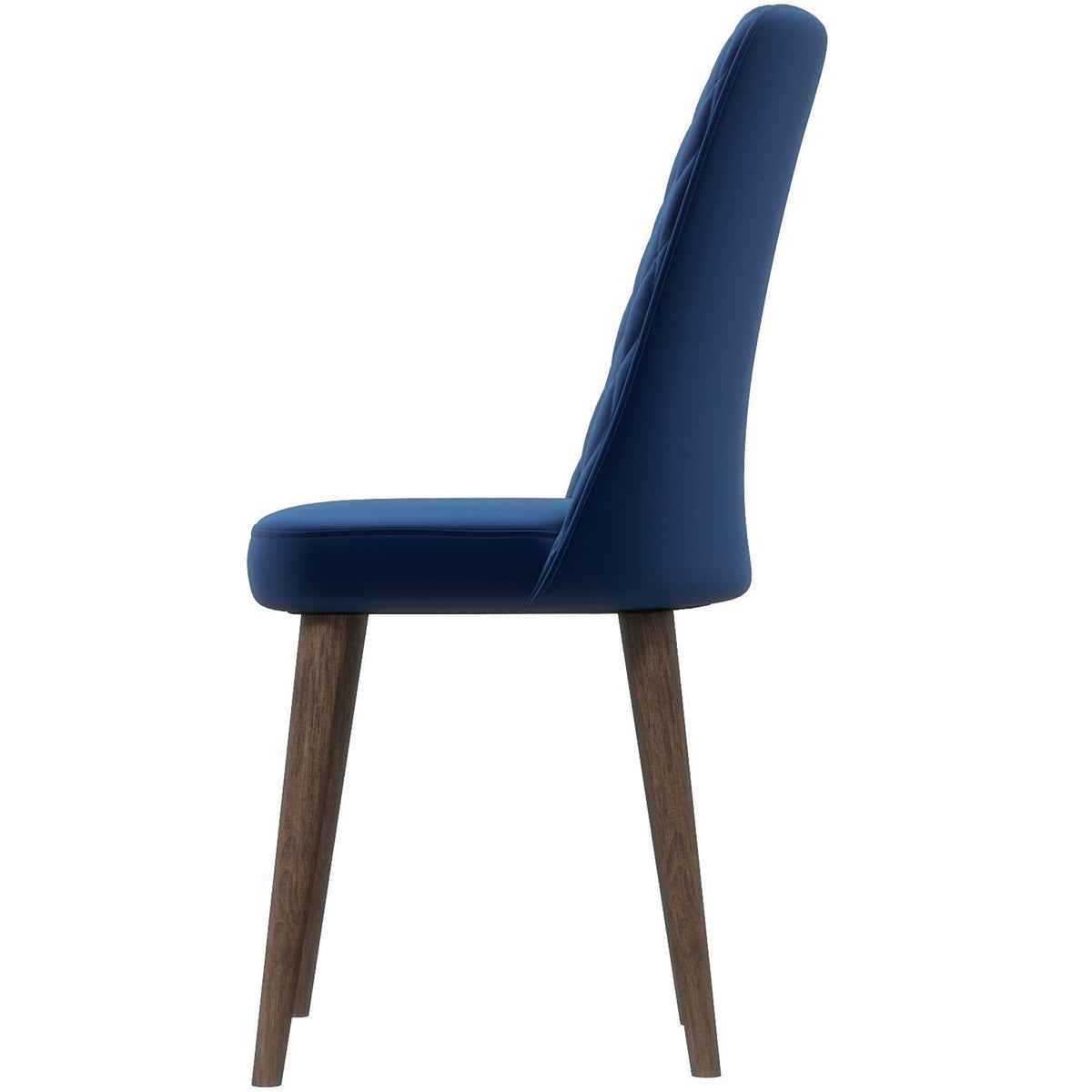 Katie Mid-Century Modern Dining Chair Set of 2 - Blue